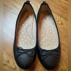 Cat&Jack Black Flats Girls Size 2